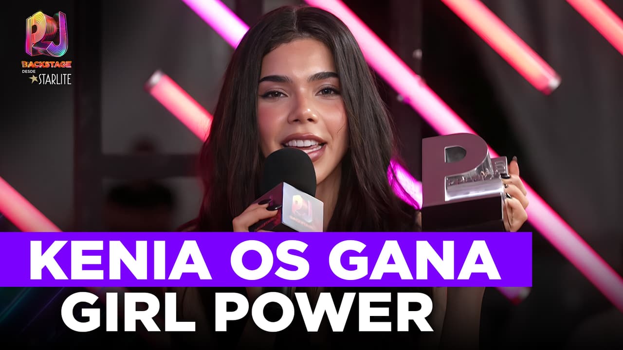 Kenia Os gana en Premios Juventud: Girl Power