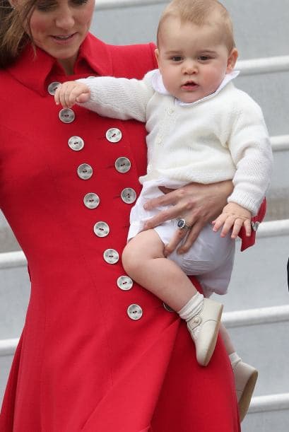 ¡Mira qué adorable está George Alexander Louis!