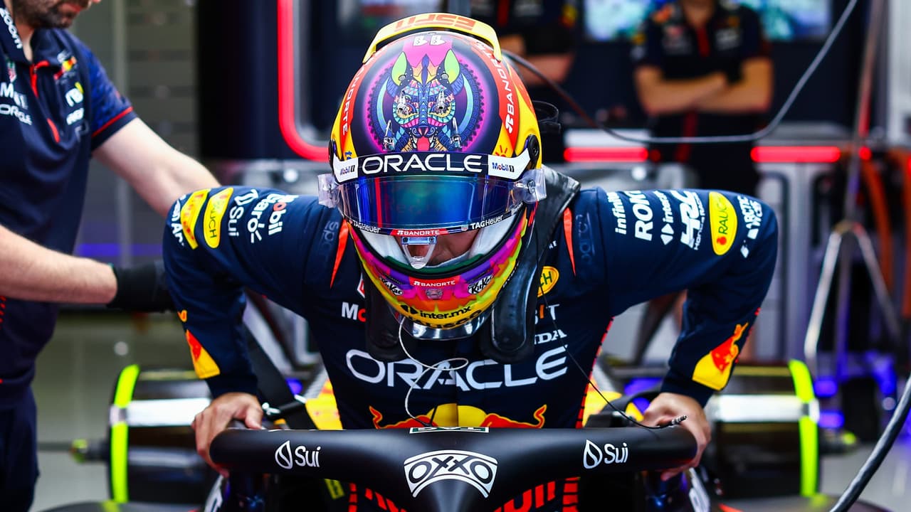 Casco de Checo se subasta en 1.7 millones de pesos 