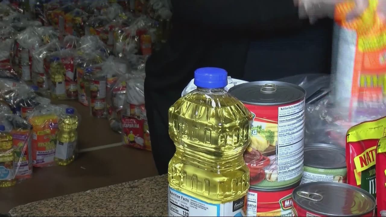 Entrega de alimentos en Olney, Maryland, el sábado 16 de julio