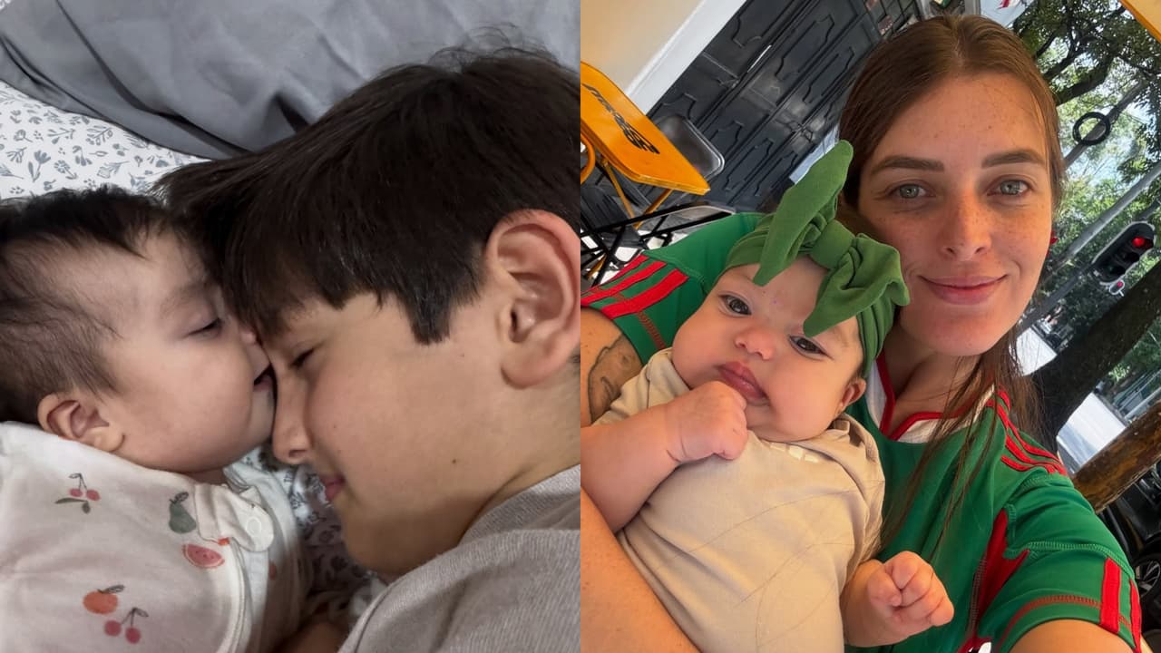 ¡Par de angelitos! Ex de Octavio Ocaña presume a su bebita junto a su hermanito