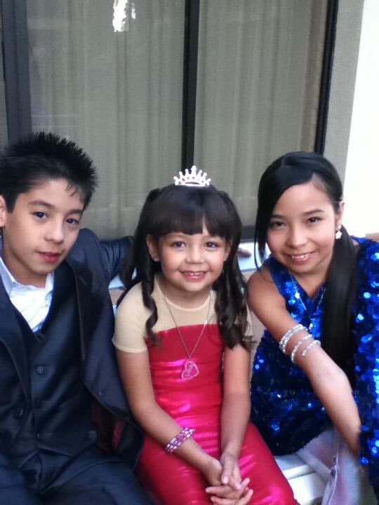 Así es como se veía durante su participación en el programa, a los 6 años de edad.