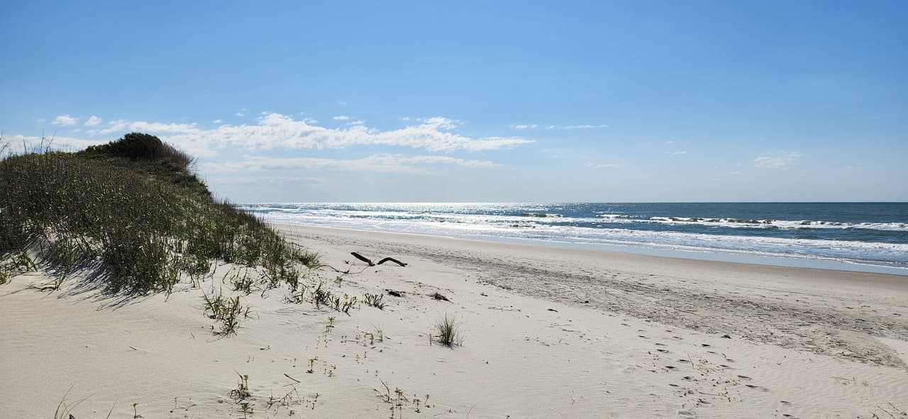 En el parque también se puede practicar senderismo y explorar 2.3 millas de caminos en el terreno continental y 4 de playas.