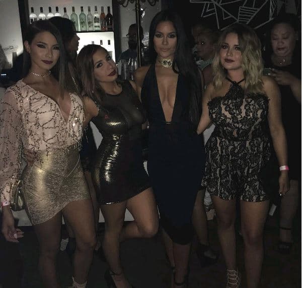 Se fueron de fiesta Gredmarie Colón, Patricia Corcino y Andrea de Castro