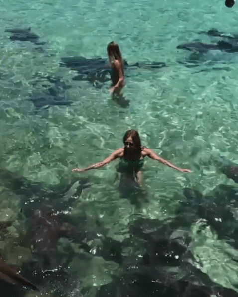 De acuerdo con su cuenta en Instagram, Lili comentó que esta hazaña ya la había hecho 25 años atrás, pero en Cancún, México.