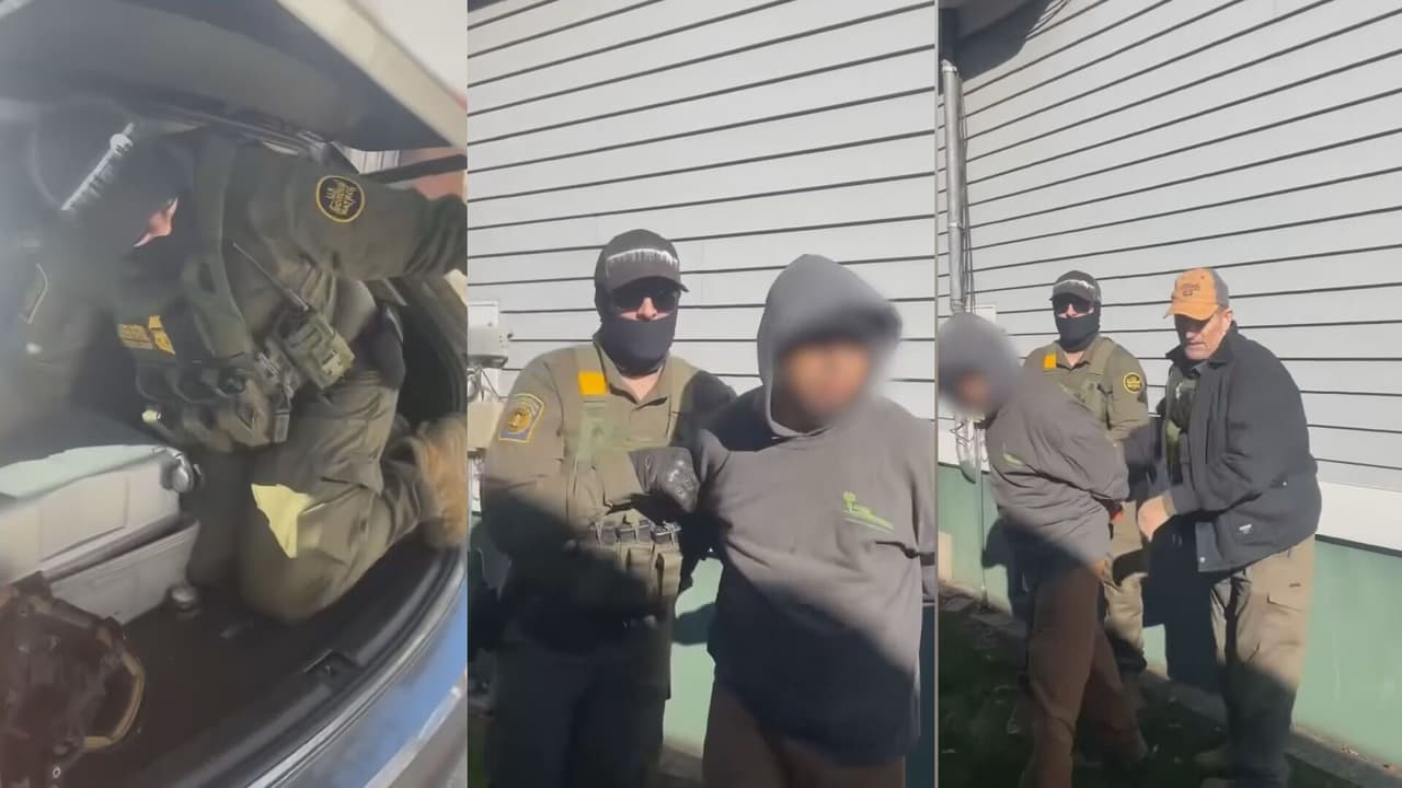 “Se reían de nosotros”: jardinero y su papá son arrestados por agentes federales mientras trabajaban