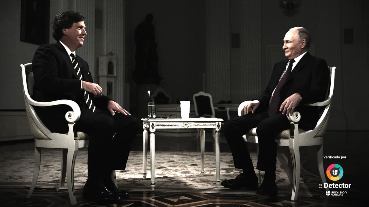 Putin centró la entrevista en su visión de la historia entre Rusia y Ucrania.