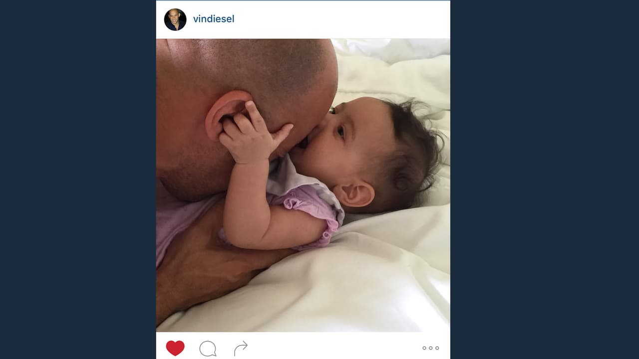 Dad bud o no, de algo sí estamos muy seguros y es que Vin Diesel ama ser el padre de Paulina.