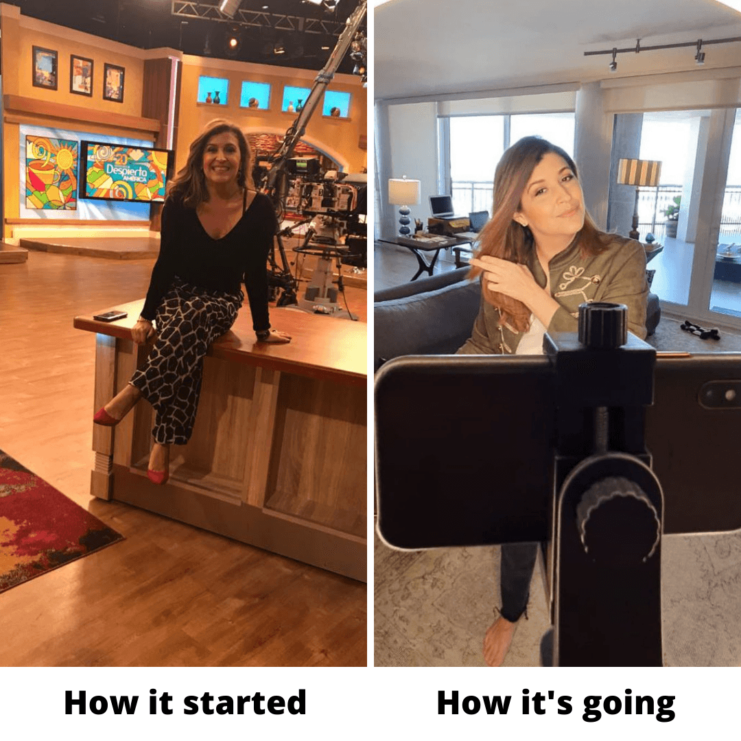 La reportera colombiana Marcela Sarmiento es otra de las mujeres llenas de sueños en el equipo de Despierta América, así es cómo la veíamos en los primeros años en el show y, ahora, transmitiendo desde casa.