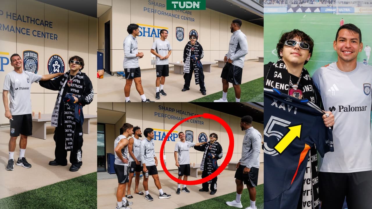 'Chucky' Lozano saca su lado fan con Xavi y enloquece a San Diego FC