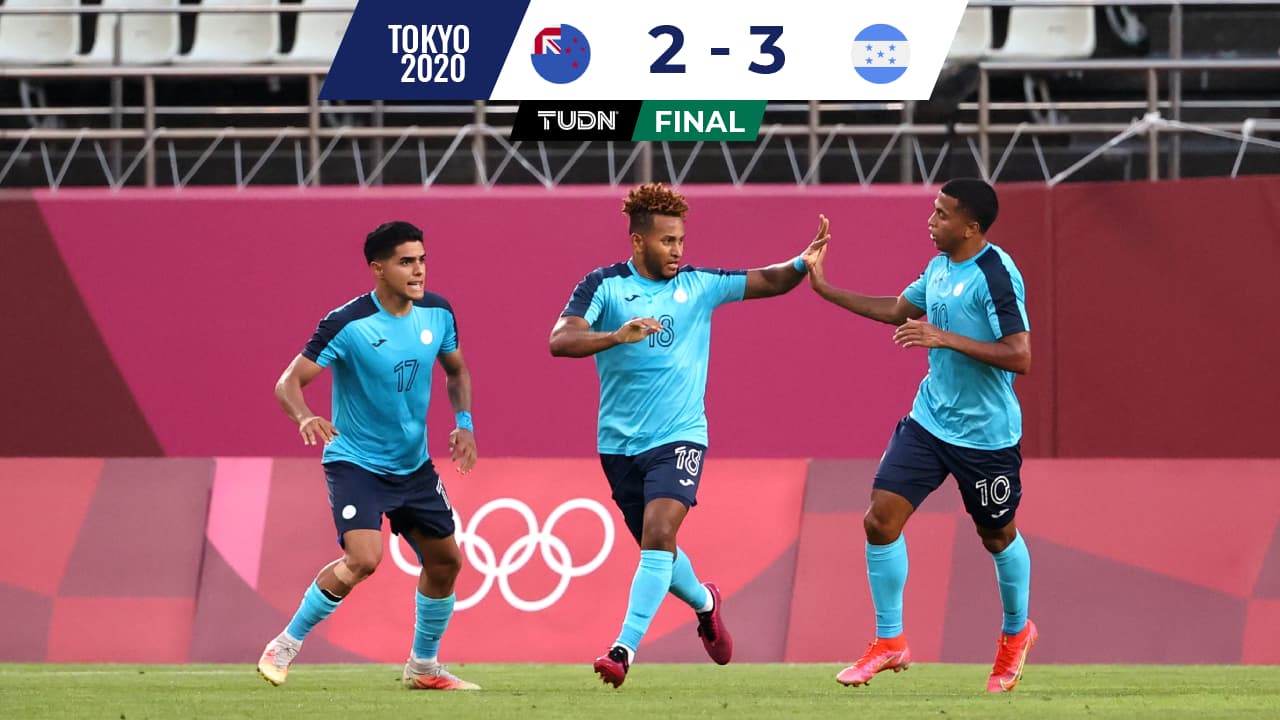 Honduras logra épica remontada en Tokyo 2020 sobre Nueva Zelanda