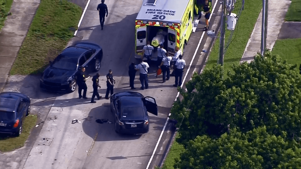 Policía y sospechoso resultan heridos durante incidente en Miami