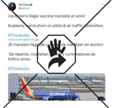 Captura de pantalla tomada de Twitter el 12 de octubre de 2021.