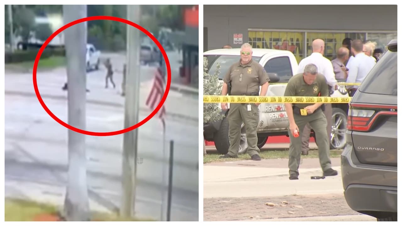 Video capta tiroteo que involucra a policías de Broward y sospechoso: el hombre murió en el hospital 