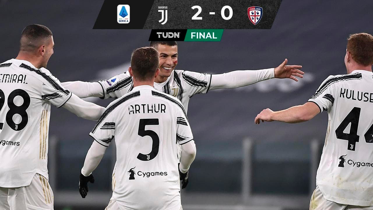 Con doblete de Cristiano Ronaldo, la Juventus derrota al Cagliari
