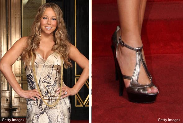 Se le ha visto utilizando modelitos de Donna Karan y Manolo Blahnik.