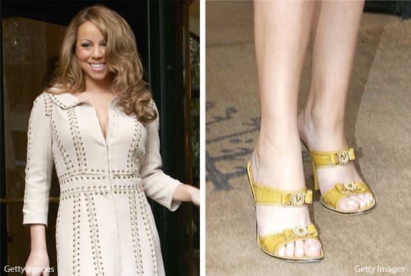 Ni en sueños, la cantante habría soñado con tener semejante colección de zapatos.