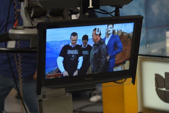 Arnold Schwarzenegger y Joe Manganiello en Despierta