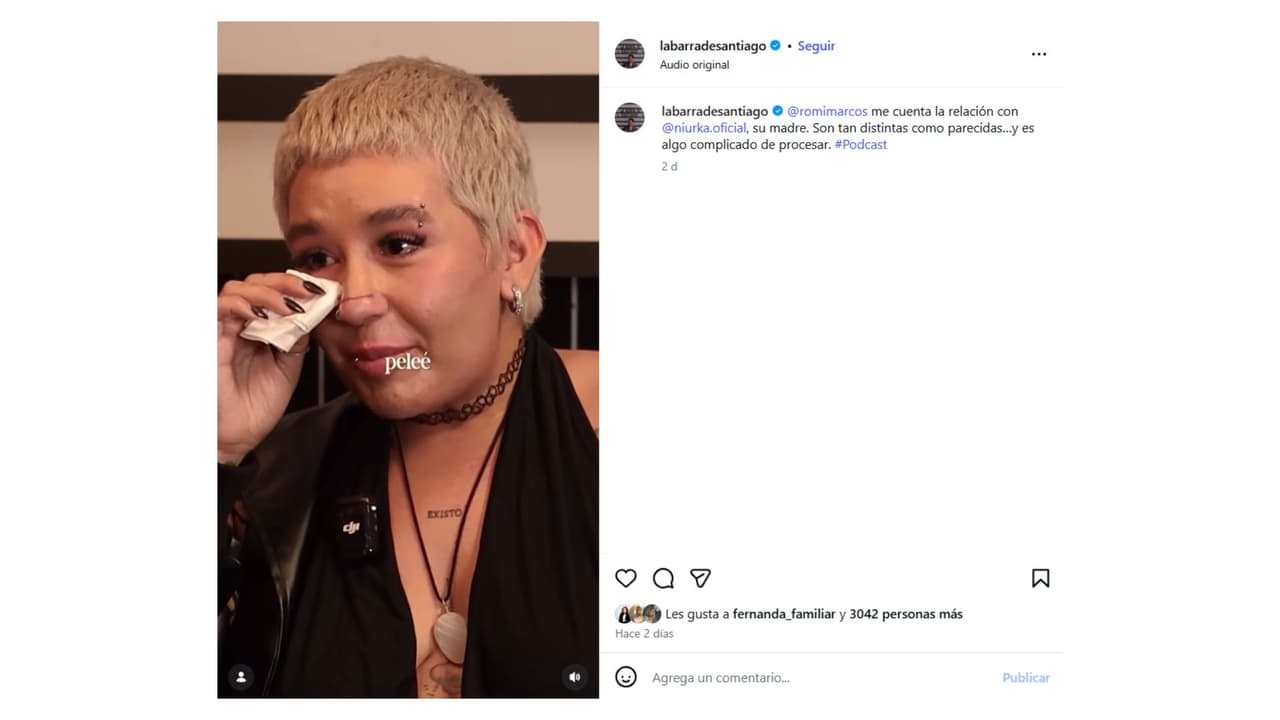 Romina se sinceró sobre su relación con Niurka Marcos.