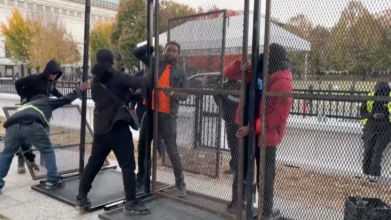 Refuerzan al seguridad en Washington D.C. en zona del Capitolio ante elecciones