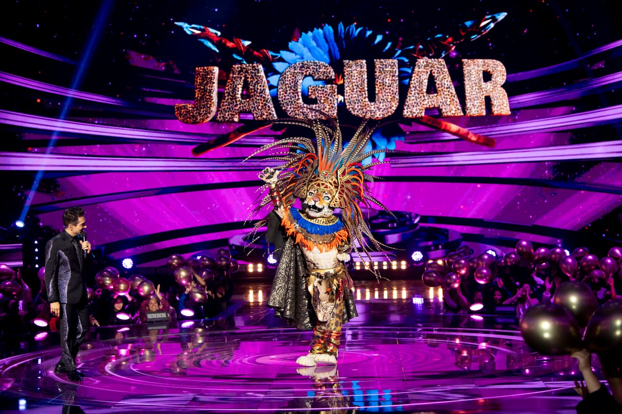 El tercer lugar de la competencia fue para Jaguar y al mostrar su rostro descubrimos a un personaje muy especial.