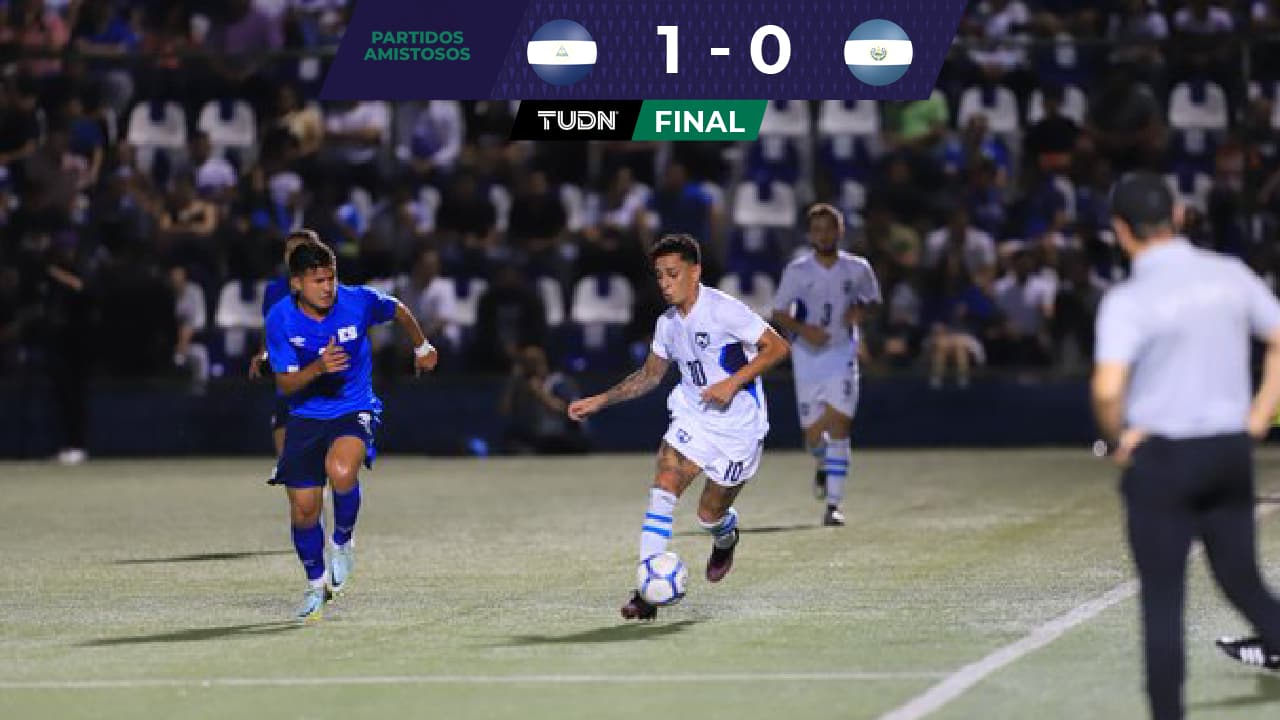 Nicaragua vence en amistoso a El Salvador con tardío penalti