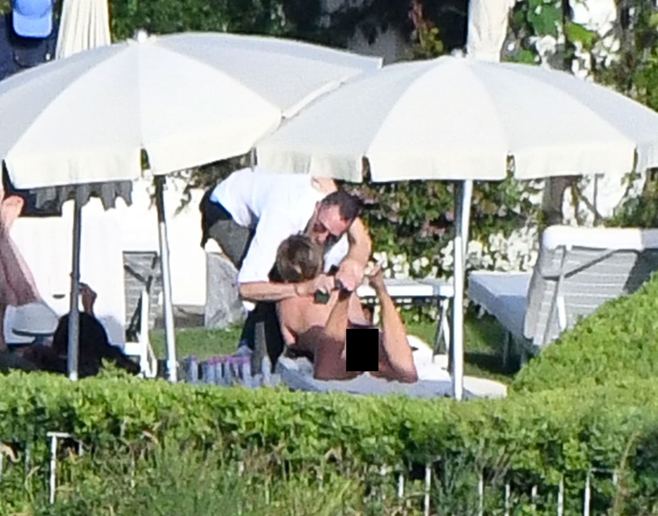 ¿Fue en la mejilla o en la boca?