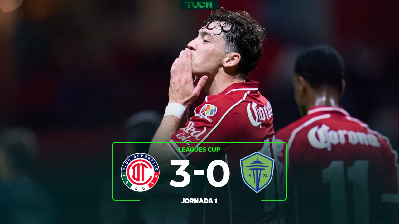 Toluca aplasta al Seattle Sounders en la Leagues Cup