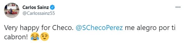 No cesan las felicitaciones para ‘Checo’ Pérez y Red Bull | Grandes personalidades se sumaron a las palabras de aliento para el piloto mexicano y su nueva escudería.
