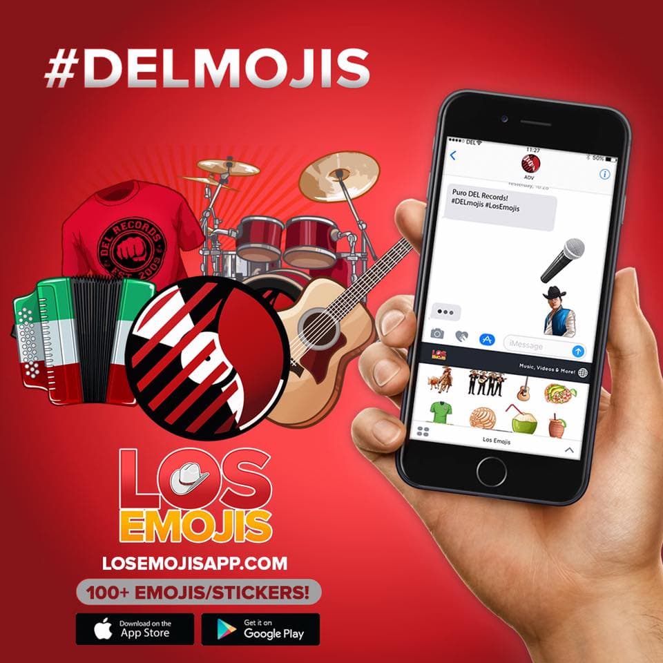 Sabiendo que hacen falta más elotes, más tacos y más música a la hora de escribir los mensajes de texto, la compañía disquera Del Records acaba de sacar una nueva aplicación.