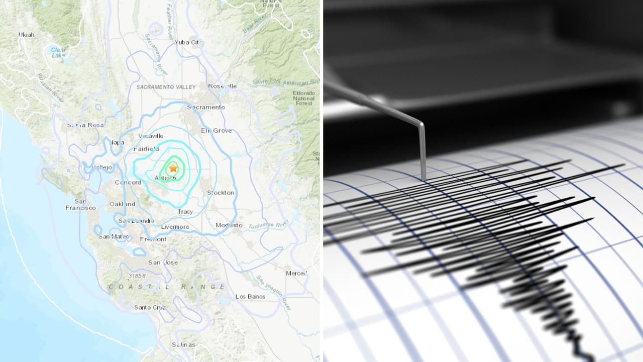 Sismo de magnitud 4.1 sorprende en el condado de Sacramento