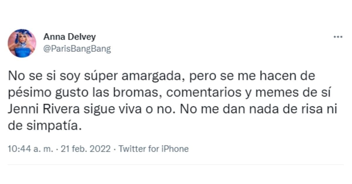 usuarios reaccionan por teoria de Jenni Rivera