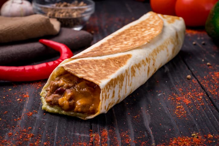 Burrito de frijol negro | Reto 28 