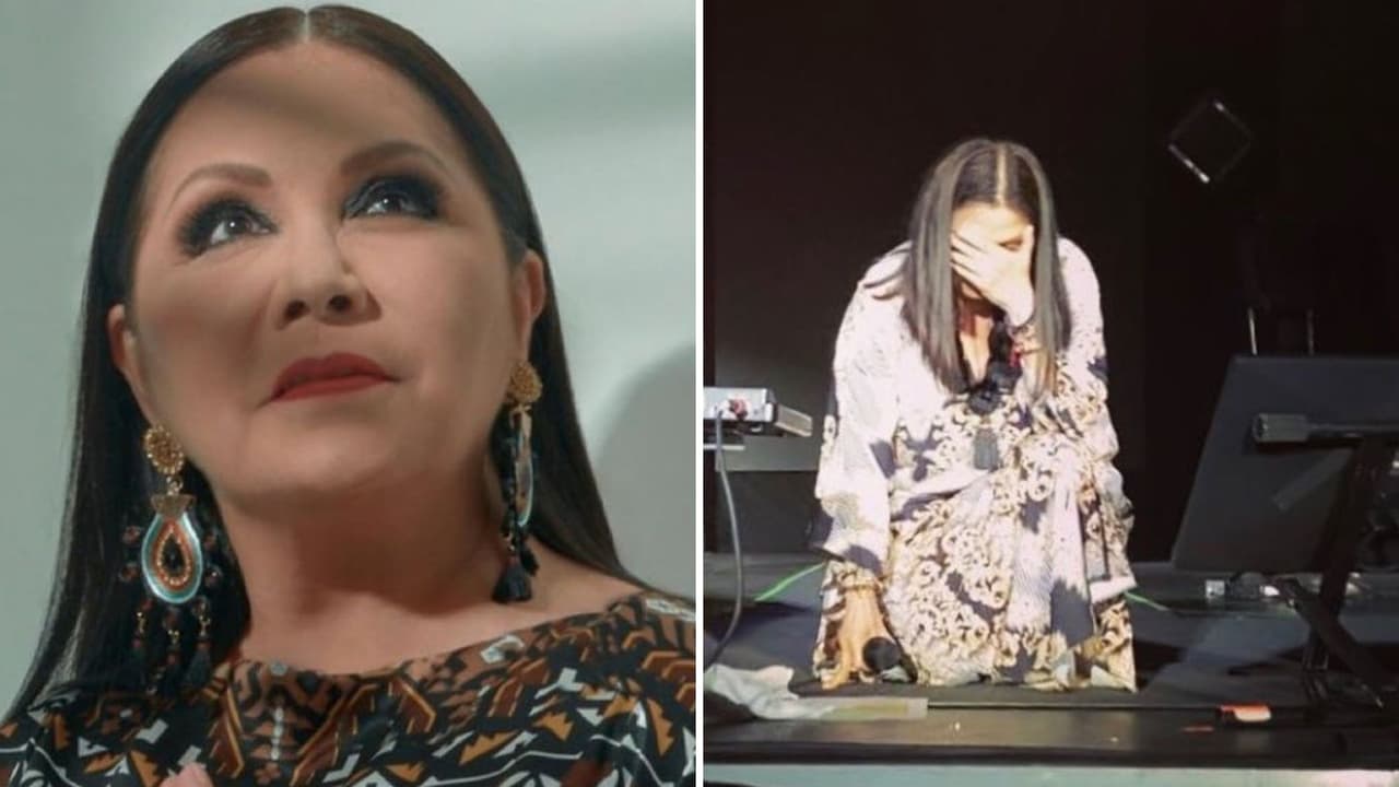 Ana Gabriel hace “reverencia” al público de Los Ángeles tras pasar incómodo momento 
