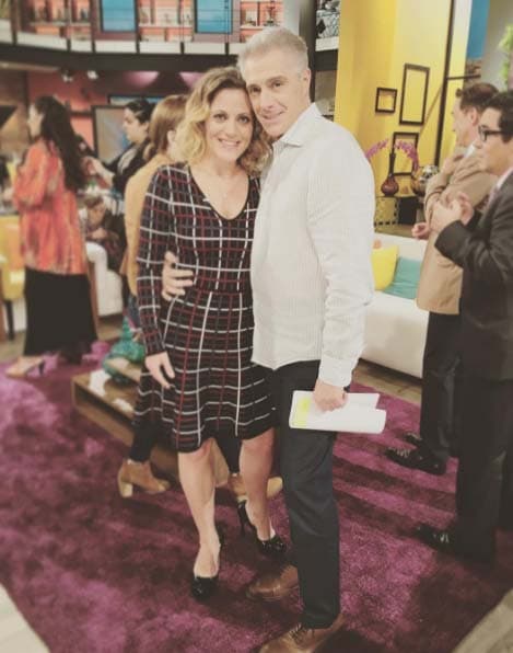 La Dra. Julie Salomon y Lisardo.