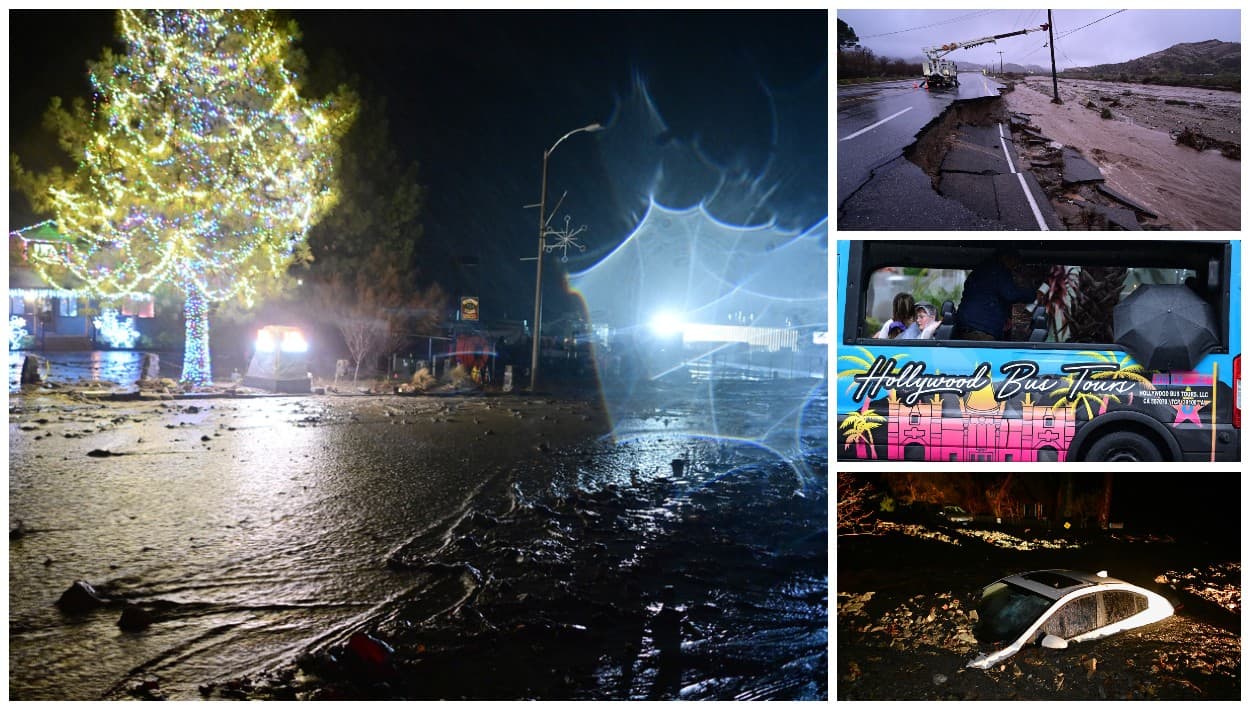 Una serie de tormentas, generadas por el paso de ríos atmosféricos cálidos por el estado de California, ha provocado 
<b><a href="https://www.univision.com/local/los-angeles-kmex/tormenta-sur-de-california-dos-muertos-personas-atrapadas-alertas" target="_blank">grandes daños del norte al sur del estado,</a></b> donde el 25 de diciembre, las intensas lluvias complicaban toda celebración.