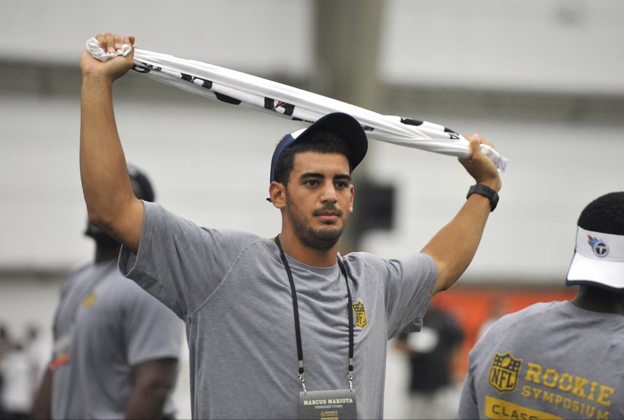 A Marcus Mariota no le preocupa el “tiempo perdido”