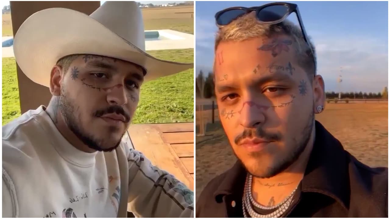 ¿Se parecen? A Christian Nodal le salió un doble en El Salvador que es chef