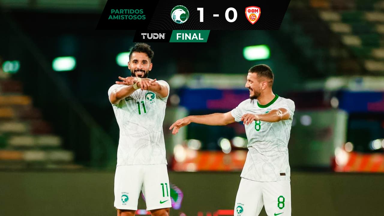 Arabia Saudita, rival del Tri en Qatar 2022, derrota a Macedonia del Norte