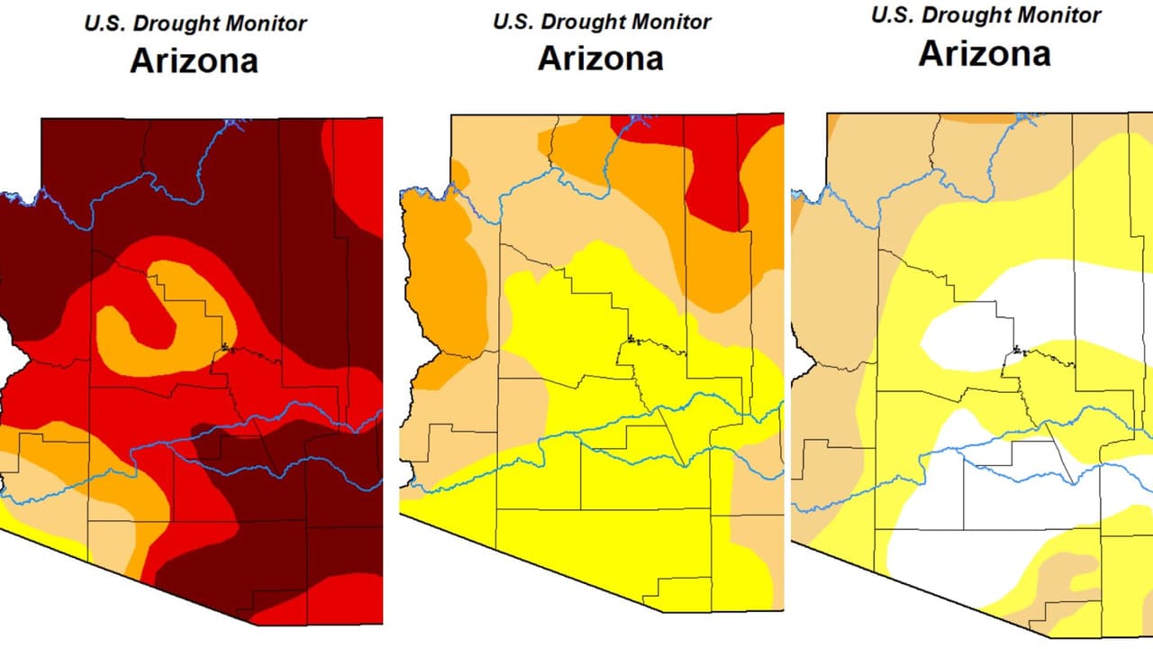 ¿Qué efecto han tenido sobre la sequía en Arizona las tormentas invernales?