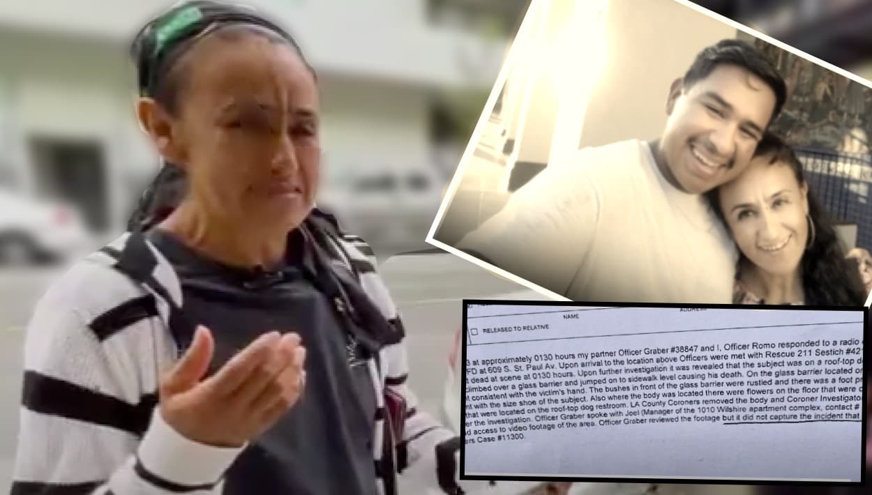 La policía de Los Ángeles dice que se suicidó, pero Irma Lozano sabe que su hijo no lo hizo
