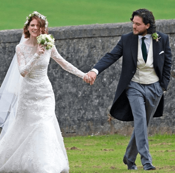 Los actores de la serie 'Game of Thrones', Rose Leslie y Kit Harington, llegaron al altar este sábado 23 de junio del 2018.