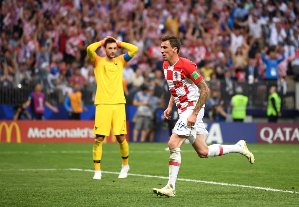 Tras un error de Lloris, Mandzukic puso el descuento para Croacia. El 4-2 llegó al minuto 24 del segundo tiempo.