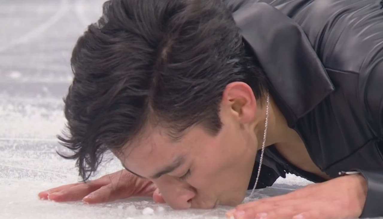 ¡Momentazo! Con un beso, Donovan se despide de Milano Cortina 2026