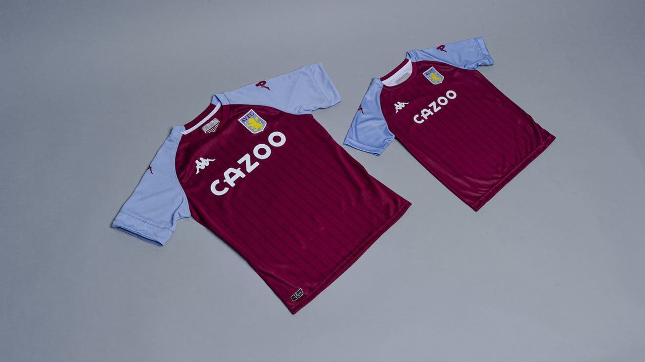 El Aston Villa y sus kits de local.