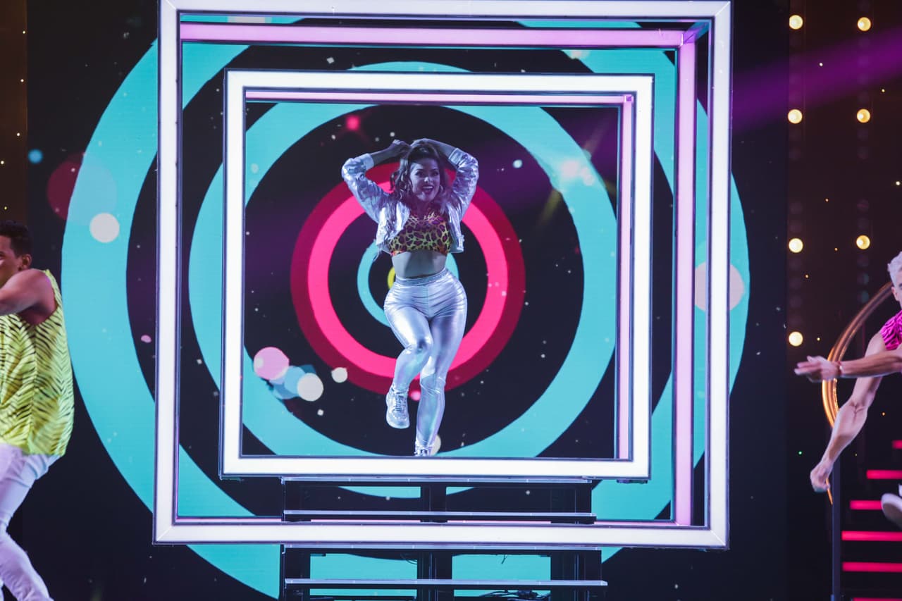 Este domingo Nancy Alejandre se montó en el escenario de Nuestra Belleza Latina ¡a twearkear!