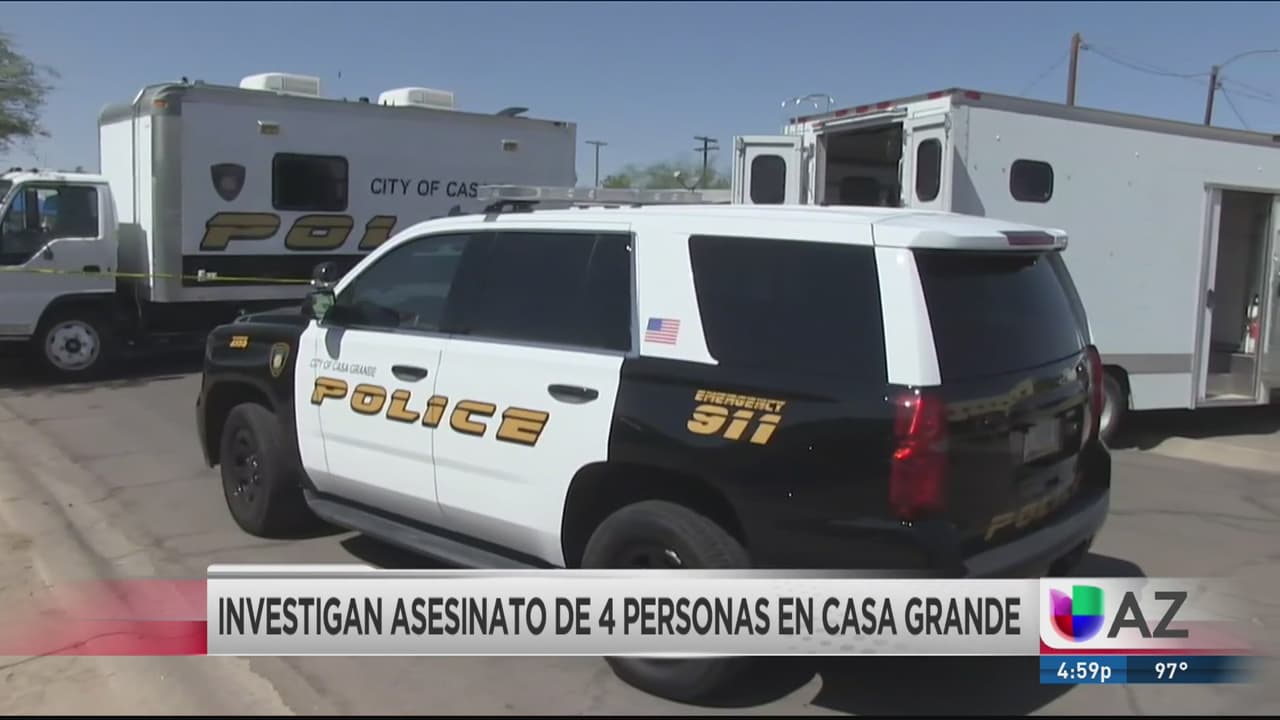Asesinan a cuatro miembros de una familia en su casa en Arizona