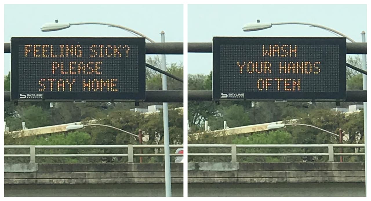 TxDOT envía mensaje a conductores ante propagación de coronavirus 