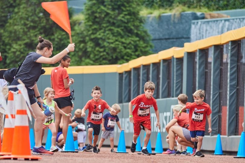 Este es un evento familiar que ofrece a los niños la oportunidad de participar en el Dash (menores de 7 años).