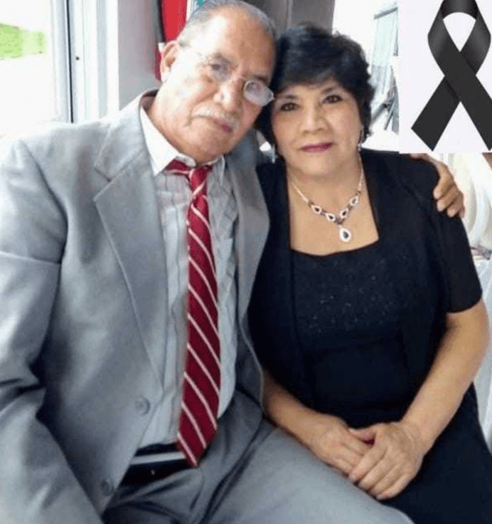 <b>Sara Regalado, de 66 años</b>
<br>
<b>Adolfo Cerros Hernández, de 68 años </b>
<br>La hija de la pareja publicó en sus redes sociales la noticia que confirmaba su fallecimiento. “Estamos devastadas, han sido horas muy difíciles, ahorita estamos unidas y viviendo nuestro duelo. Les agradecemos infinitamente sus oraciones, su apoyo, preocupación, llamadas y mensajes, han sido una gran compañía durante este vía crucis.”